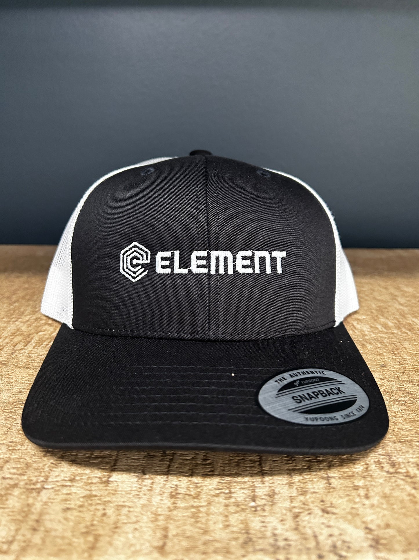 Black and White Mesh Hat